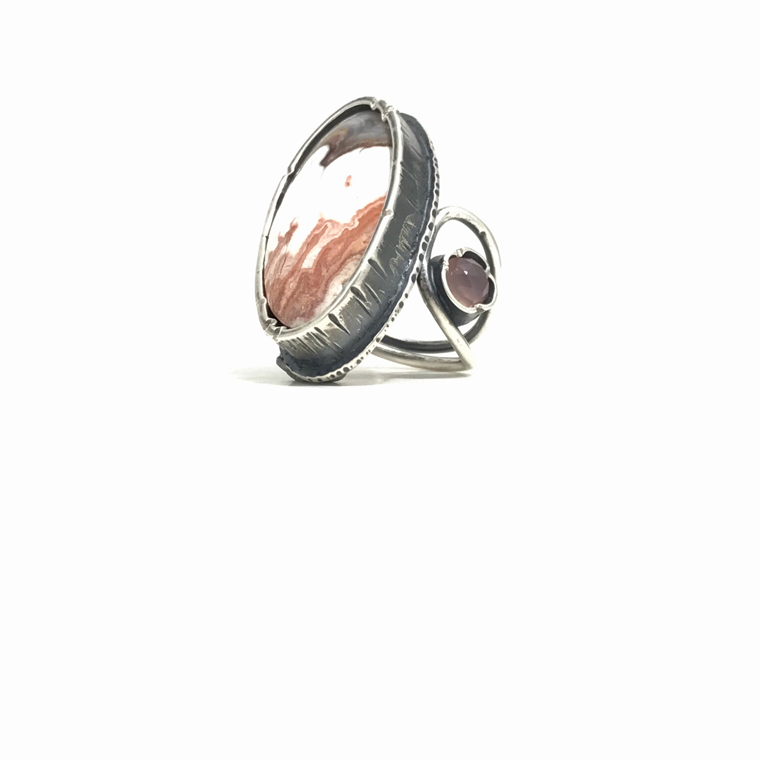 Leather Petal Ring - Ginger Meek Allen | Metalsmith ...